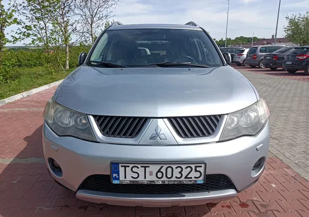 mitsubishi outlander mazowieckie Mitsubishi Outlander cena 24200 przebieg: 323072, rok produkcji 2008 z Mosina